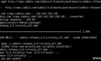 Ubuntu系统LNMP环境下安装配置zabbix3.04