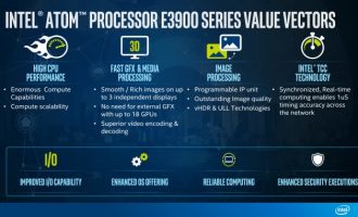 英特尔推出 A3900 和 E3900 两款 Atom 芯片，加码 IoT 和汽车芯片
