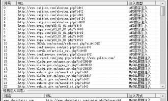 批量扫描sql注入工具+关键字
